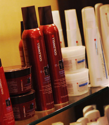 252 West Salon uses Goldwell exclusively for hair color services.